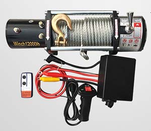 Tời điện 12V (3000Lbs – 12000Lbs) dùng cho xe ô tô